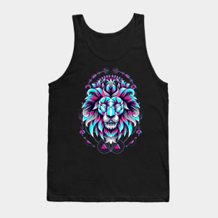 lion head artwork Tank Top